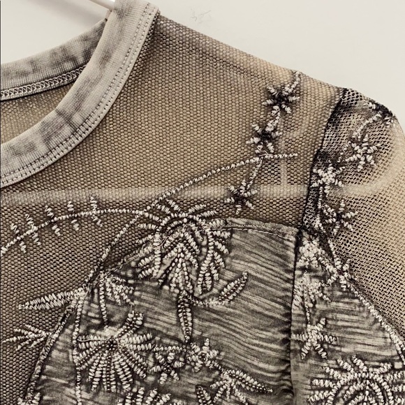 Free People Micha Tee in Gray - Picture 8 of 13